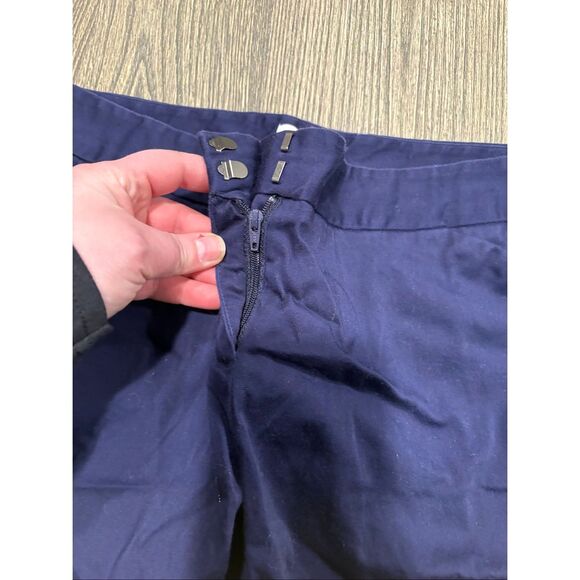 Laundry by Shelli Segal Womens Pants Cotton Stretch Casual Navy Blue Size 10 - Picture 6 of 12